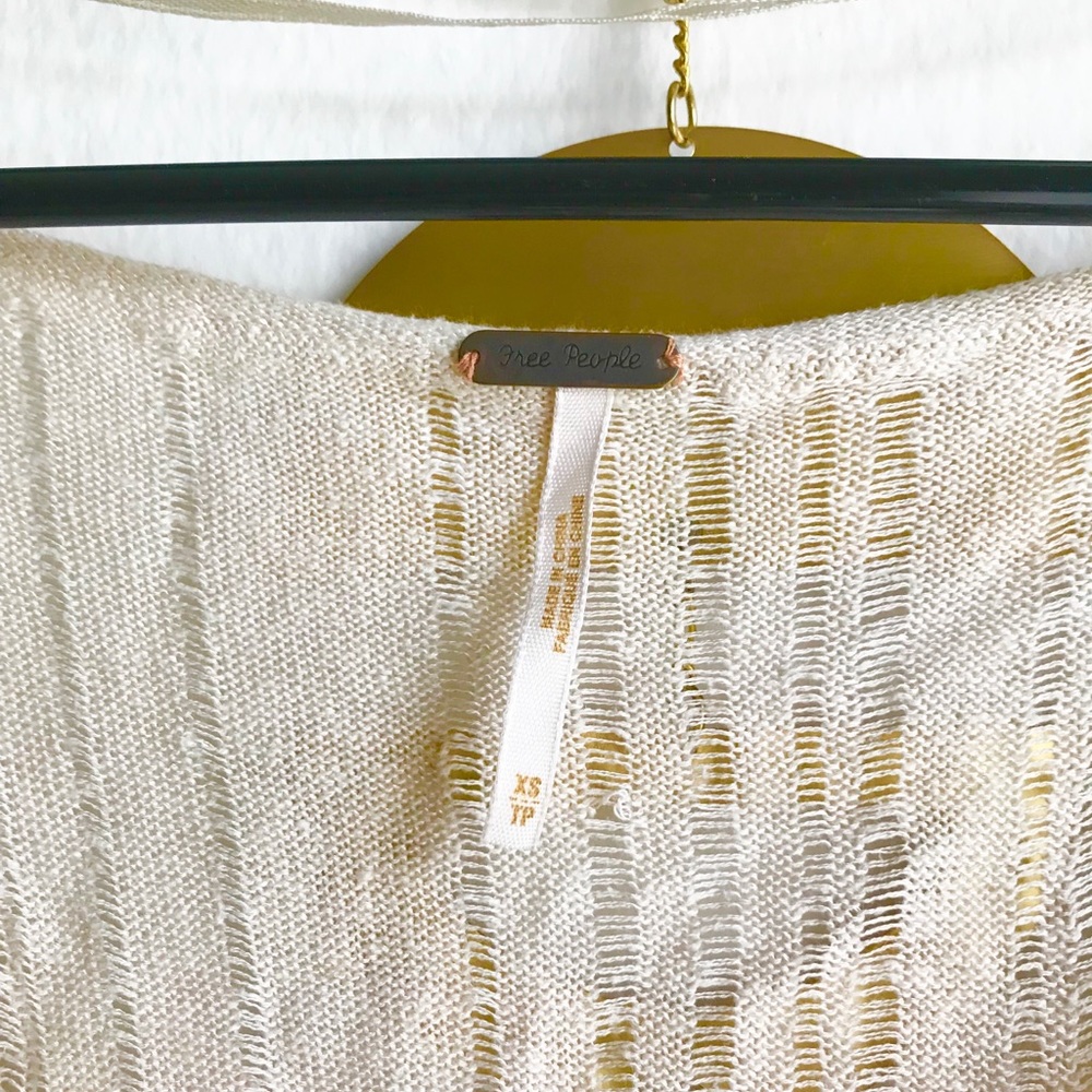 Free People Fringe Knit Top - Picture 3 of 5